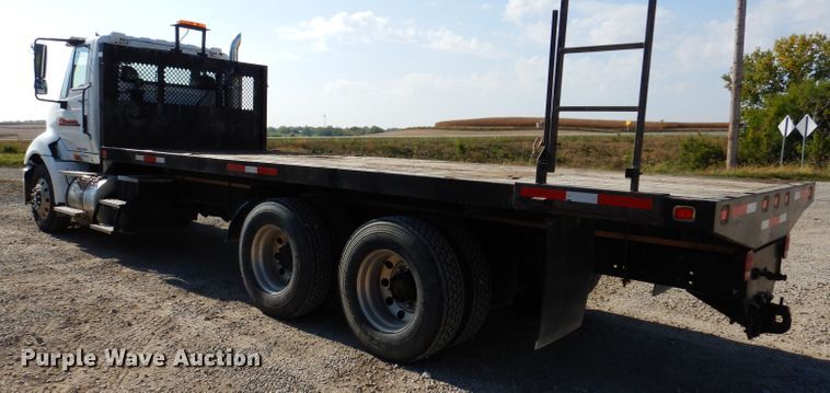 image for item KA9492 2012 International ProStar 113  flatbed truck