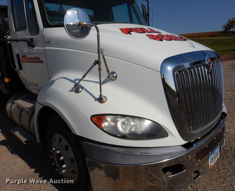 image for item KA9492 2012 International ProStar 113  flatbed truck