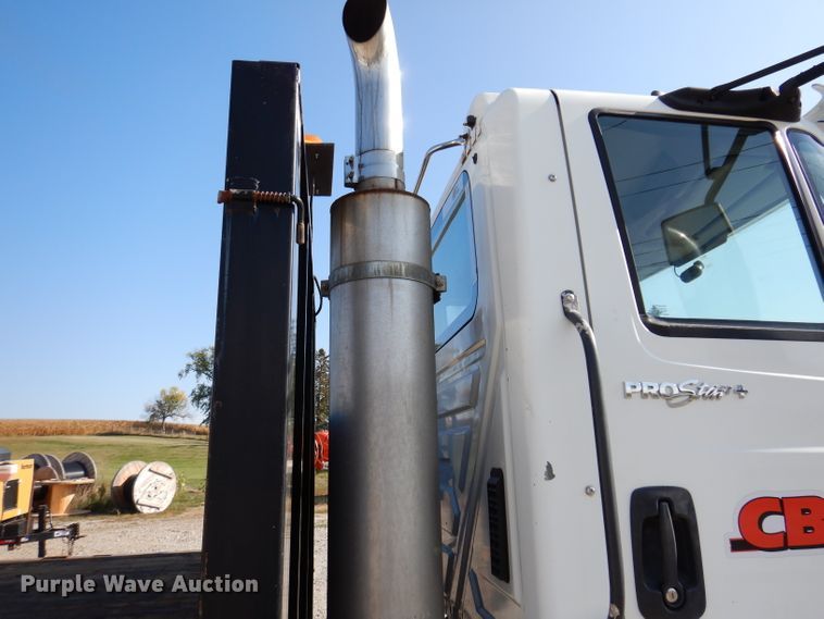 image for item KA9492 2012 International ProStar 113  flatbed truck