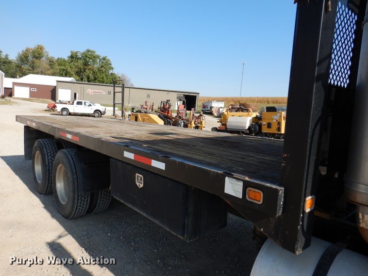 image for item KA9492 2012 International ProStar 113  flatbed truck