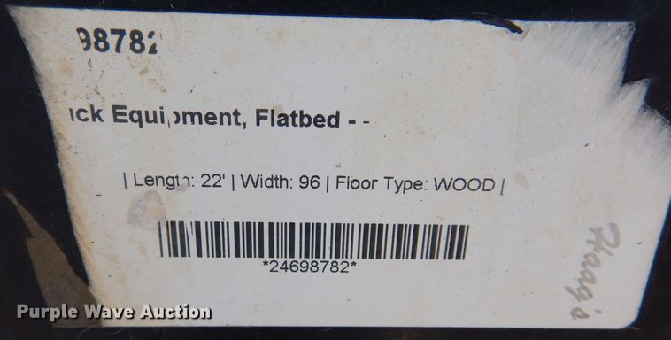 image for item KA9492 2012 International ProStar 113  flatbed truck