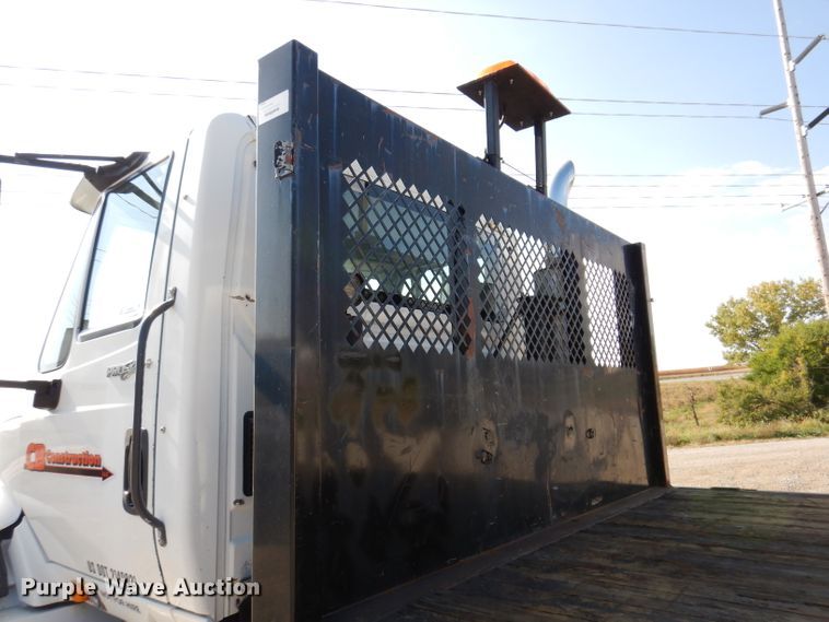 image for item KA9492 2012 International ProStar 113  flatbed truck