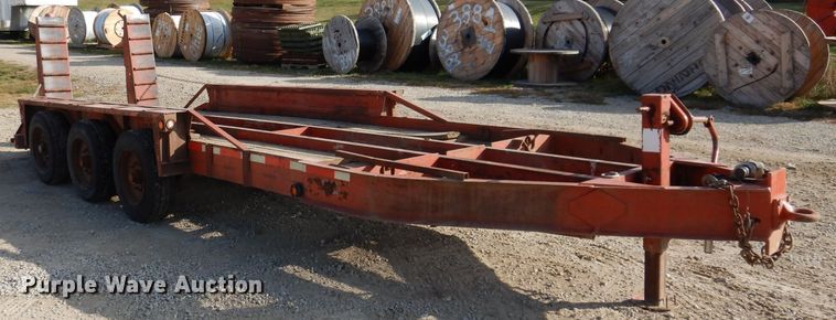 image for item KA9497 2005 Belshe T18  equipment trailer