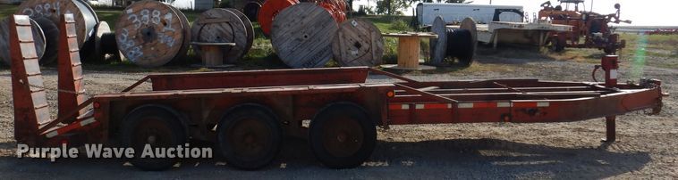 image for item KA9497 2005 Belshe T18  equipment trailer