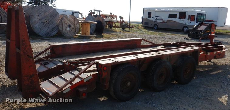 image for item KA9497 2005 Belshe T18  equipment trailer