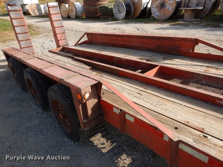 image for item KA9497 2005 Belshe T18  equipment trailer