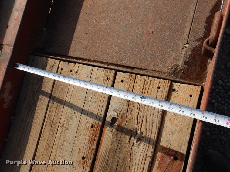 image for item KA9497 2005 Belshe T18  equipment trailer