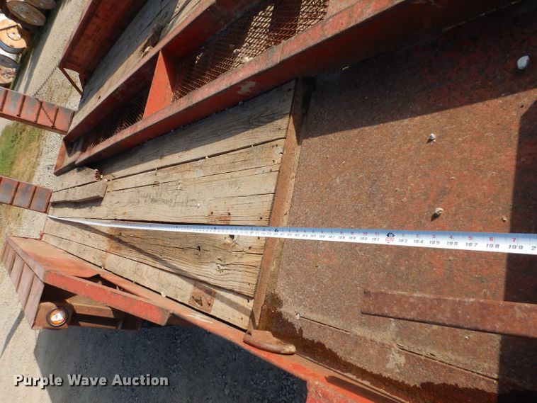 image for item KA9497 2005 Belshe T18  equipment trailer