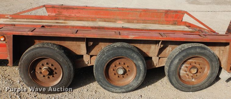 image for item KA9497 2005 Belshe T18  equipment trailer