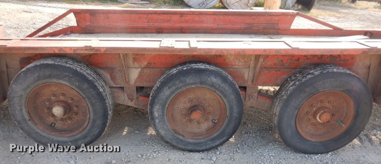 image for item KA9497 2005 Belshe T18  equipment trailer