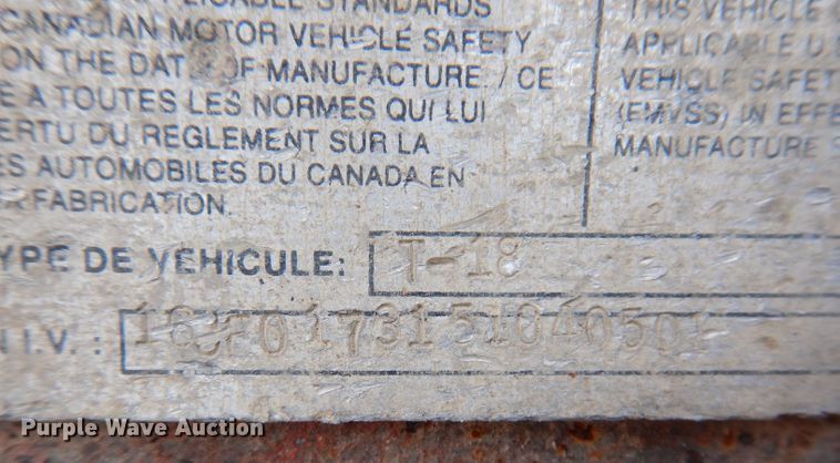 image for item KA9497 2005 Belshe T18  equipment trailer