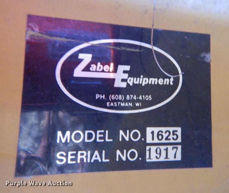 image for item KH9115 Zabel Equipment 1625  conveyor