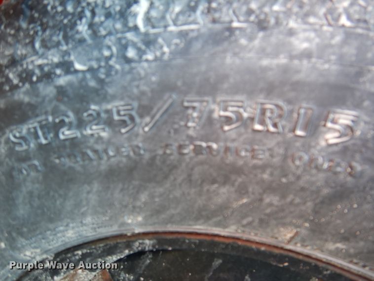 image for item KH9117 2000 Addco  message board trailer