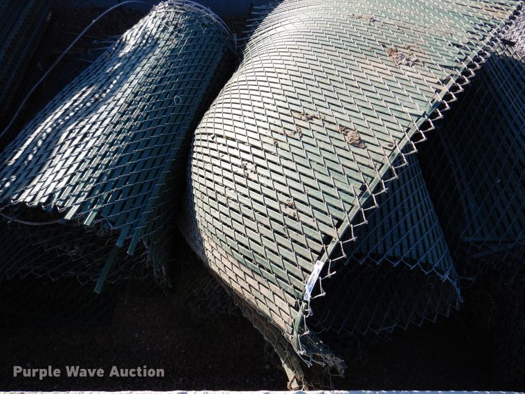 image for item KH9119 (5) rolls of 6' chain link fencing