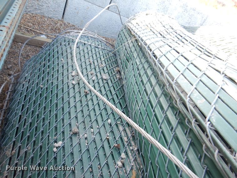 image for item KH9119 (5) rolls of 6' chain link fencing