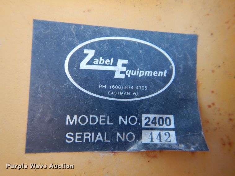 image for item KH9121 Zabel Equipment 2400  conveyor