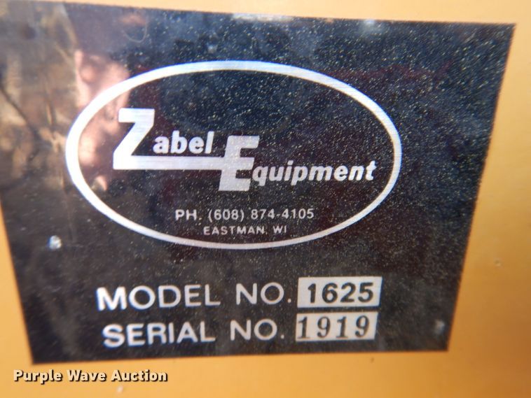 image for item KH9122 Zabel Equipment 1625  conveyor