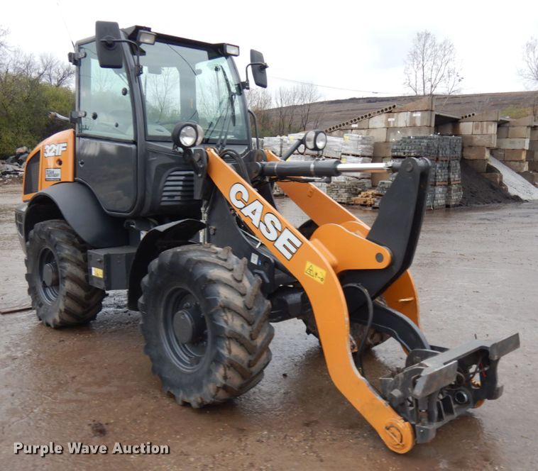image for item KK9707 2018 Case 321F  wheel loader