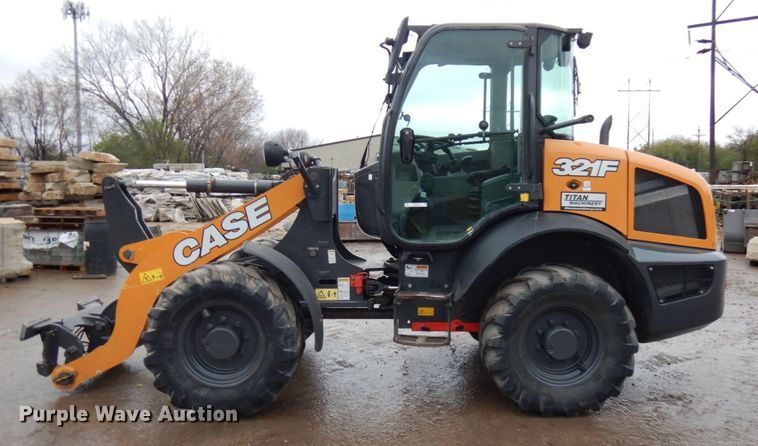image for item KK9707 2018 Case 321F  wheel loader