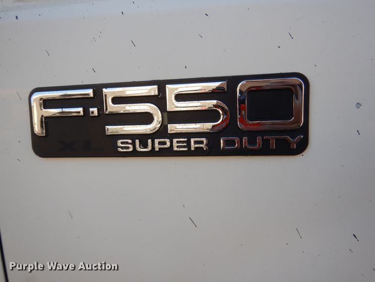 image for item KO9789 2000 Ford F550 Super Duty  flatbed truck