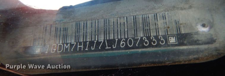 image for item KO9790 1990 GMC TopKick  dump truck