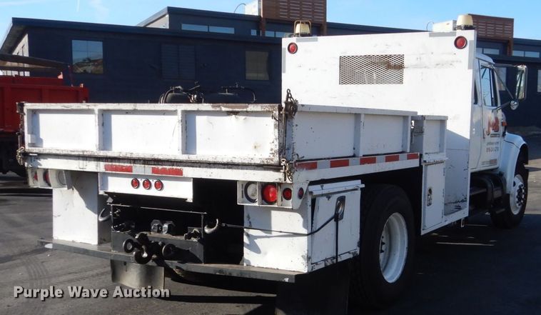 image for item KO9791 2001 International 4700  Crew Cab dump truck