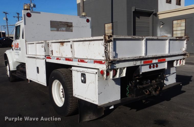 image for item KO9791 2001 International 4700  Crew Cab dump truck