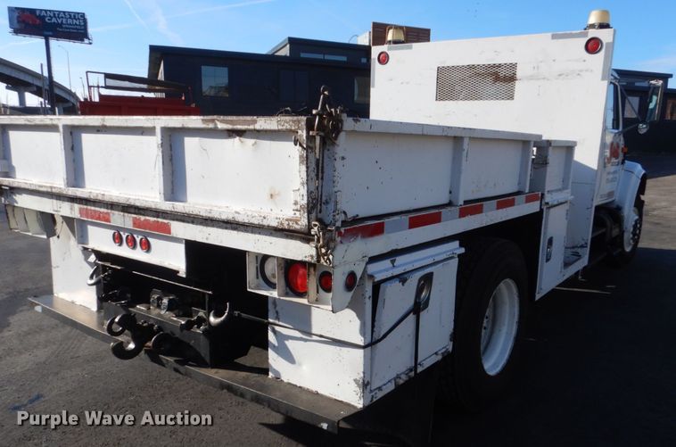 image for item KO9791 2001 International 4700  Crew Cab dump truck