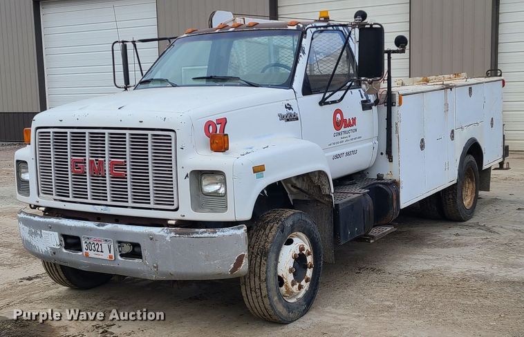 image for item KO9793 1990 GMC Top Kick C7000  utility / service truck