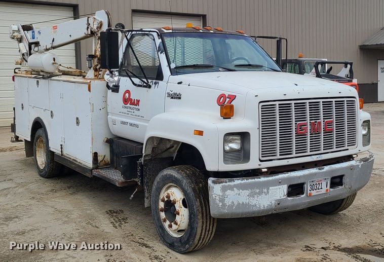 image for item KO9793 1990 GMC Top Kick C7000  utility / service truck