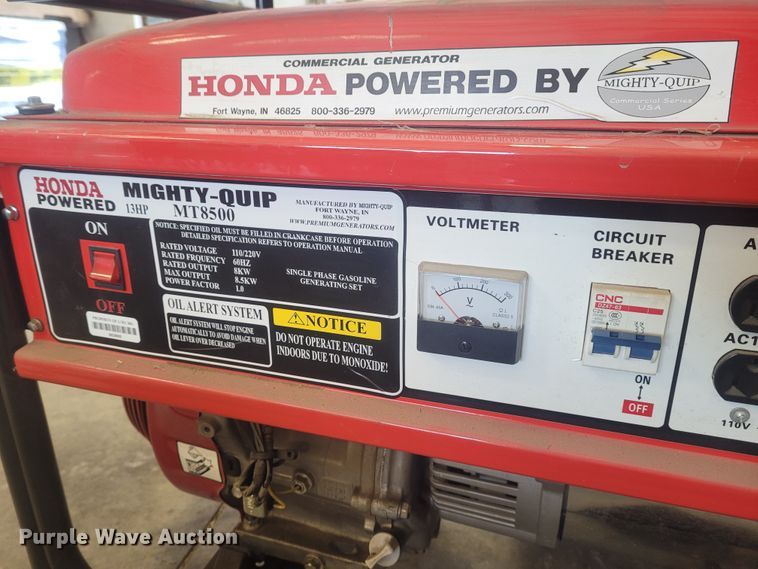 image for item BY9473 Mighty Quip MT8500  generator