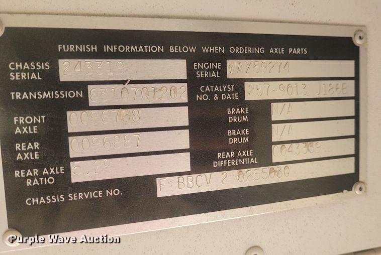 image for item BY9475 2007 Blue Bird Vision  school bus