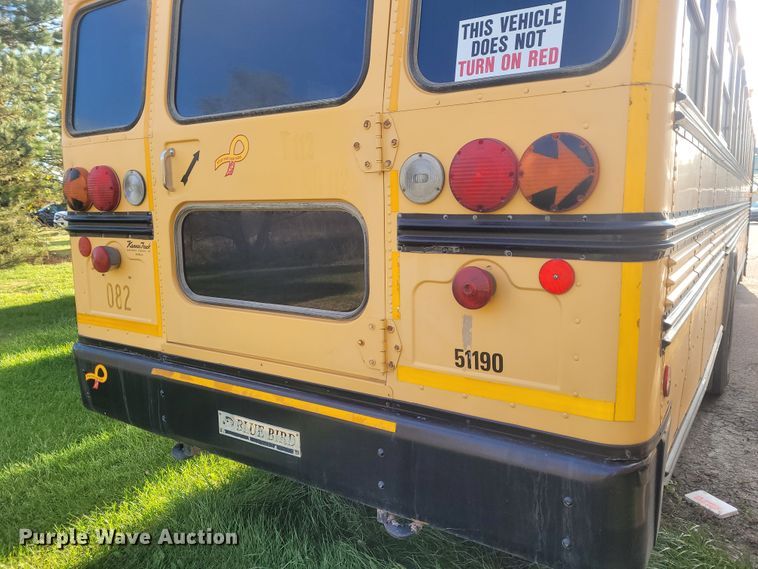 image for item BY9476 2008 Blue Bird Vision  school bus