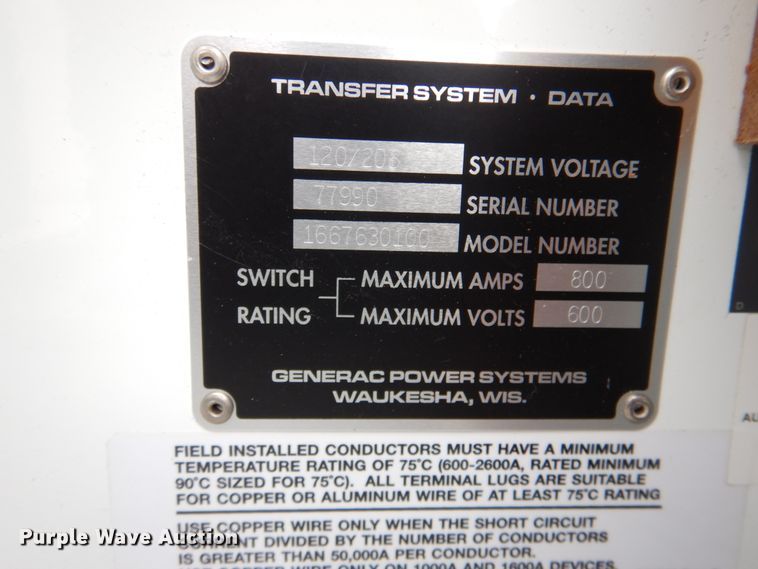 image for item DK1447 Generac SD400  generator