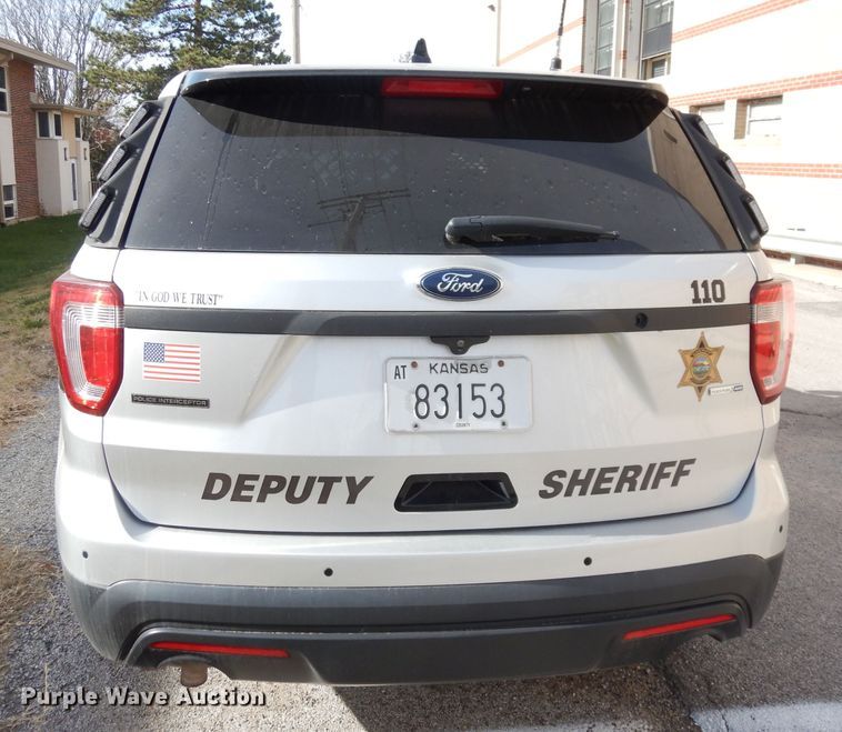 image for item DK3174 2016 Ford Explorer Police Interceptor  SUV