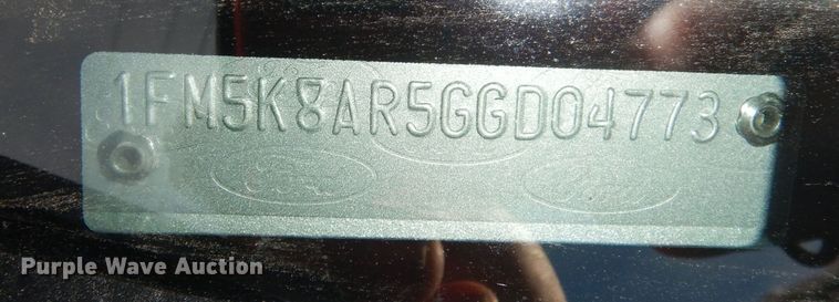 image for item DK3174 2016 Ford Explorer Police Interceptor  SUV