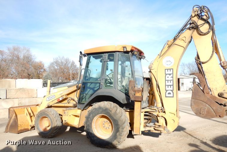 image for item DK3179 2002 John Deere 410G  backhoe