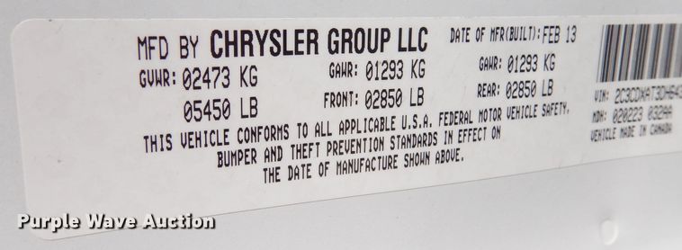 image for item DK3229 2013 Dodge Charger Police