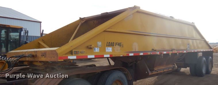 image for item DM5325 1977 Load King 182SG  bottom dump trailer