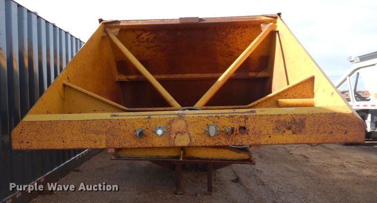 image for item DM5325 1977 Load King 182SG  bottom dump trailer