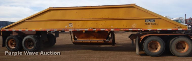image for item DM5325 1977 Load King 182SG  bottom dump trailer