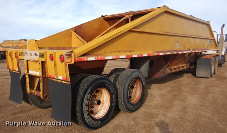 image for item DM5325 1977 Load King 182SG  bottom dump trailer