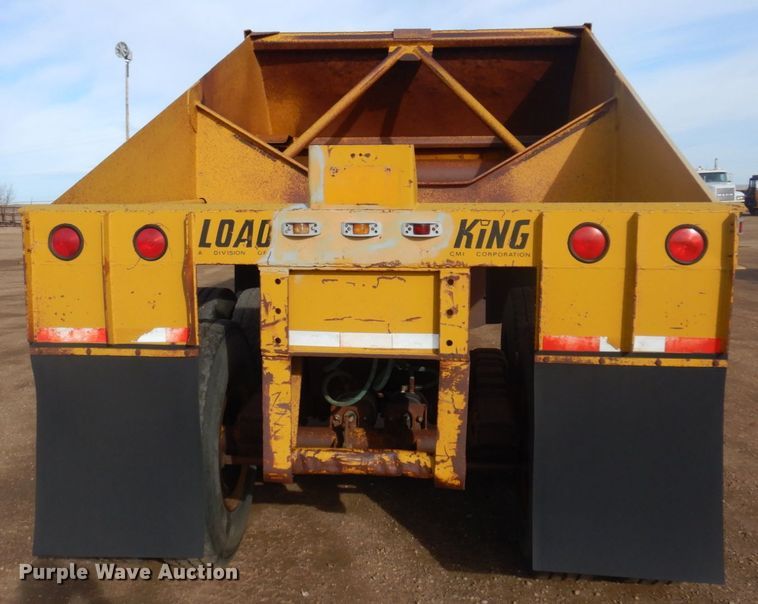 image for item DM5325 1977 Load King 182SG  bottom dump trailer