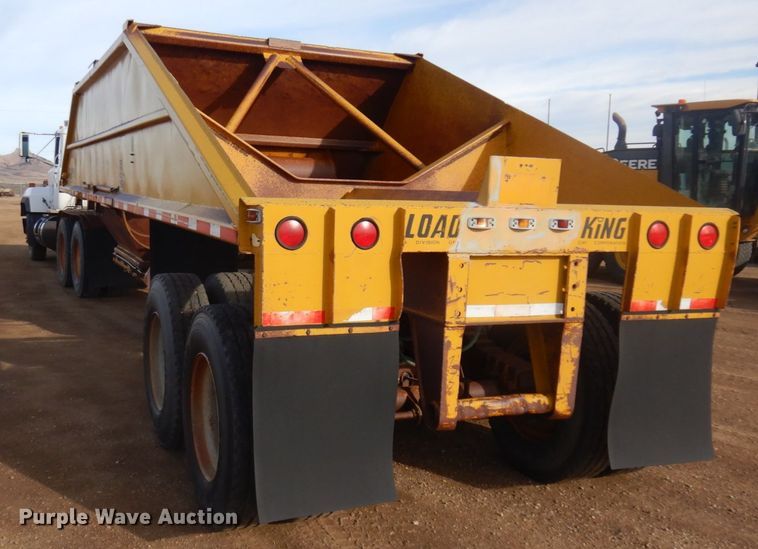 image for item DM5325 1977 Load King 182SG  bottom dump trailer