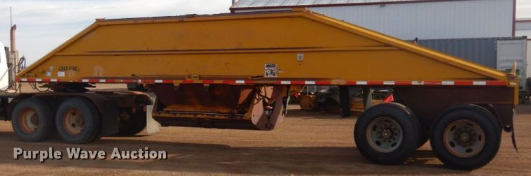 image for item DM5325 1977 Load King 182SG  bottom dump trailer