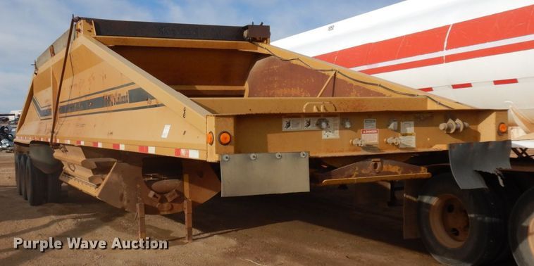 image for item DM5326 1996 Midland  bottom dump trailer