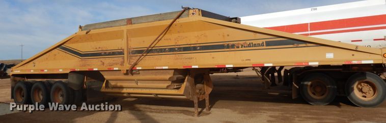 image for item DM5326 1996 Midland  bottom dump trailer
