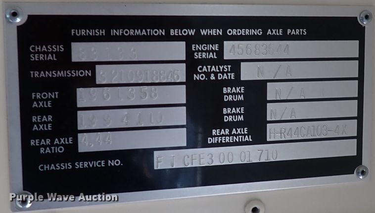 image for item DN2384 1999 Blue Bird TC2000  school bus