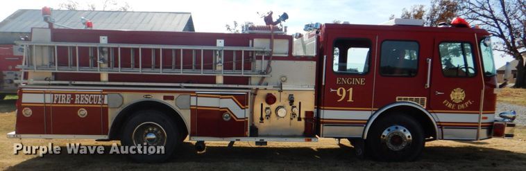 image for item ID9183 1992 E-one  pumper fire truck