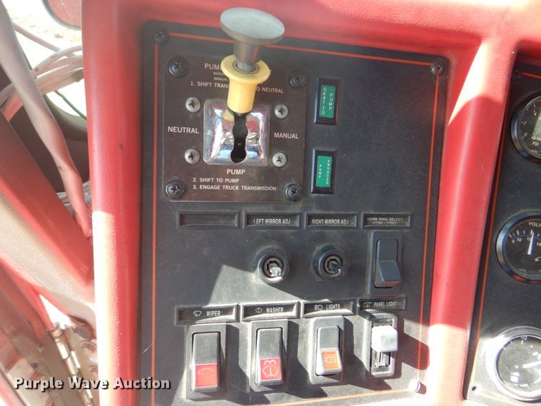 image for item ID9183 1992 E-one  pumper fire truck